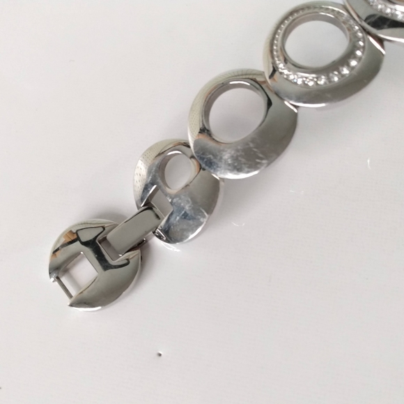 SOLD Ladies Silver Tone Seksy Sekonda Black Face Crystal  Dial Watch - Picture 4 of 14